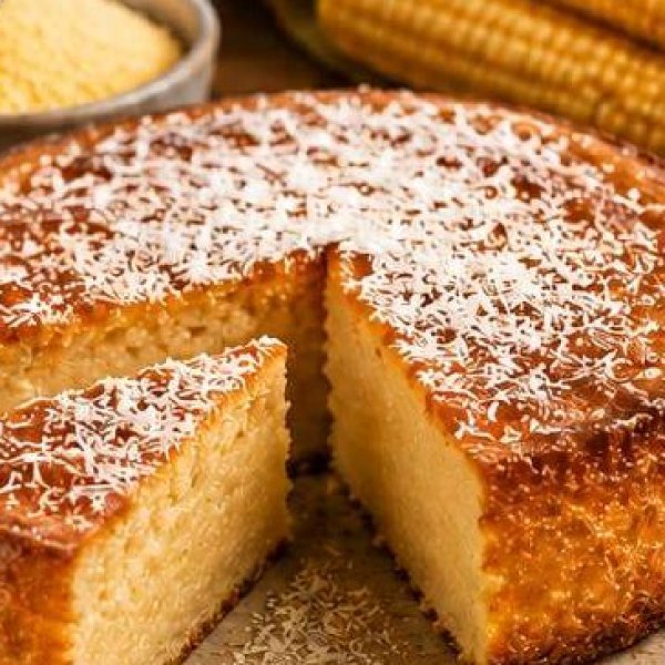 Bolo de Fubá Cremoso