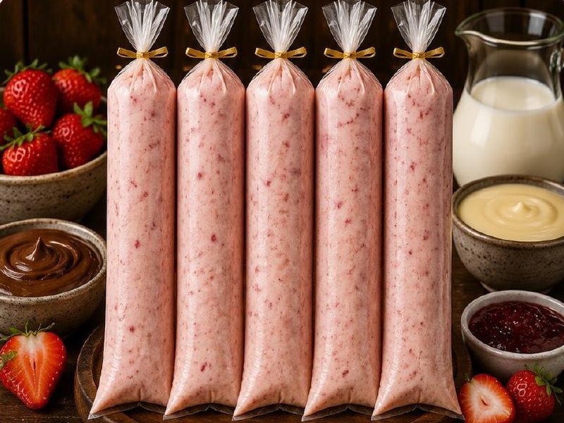 Geladinho Gourmet Recheado de Ninho com Morango e Nutella