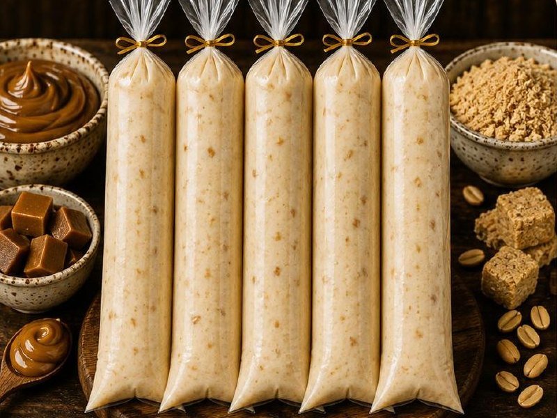 Geladinho Gourmet Recheado de Paçoca com Doce de Leite