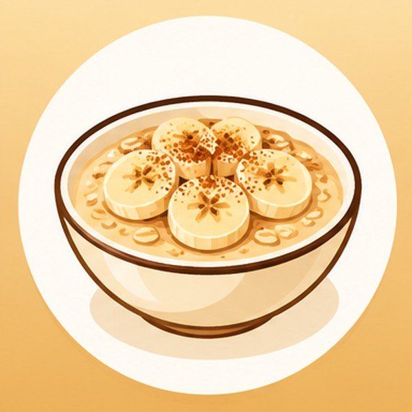 Overnight Oats de Banana e Canela