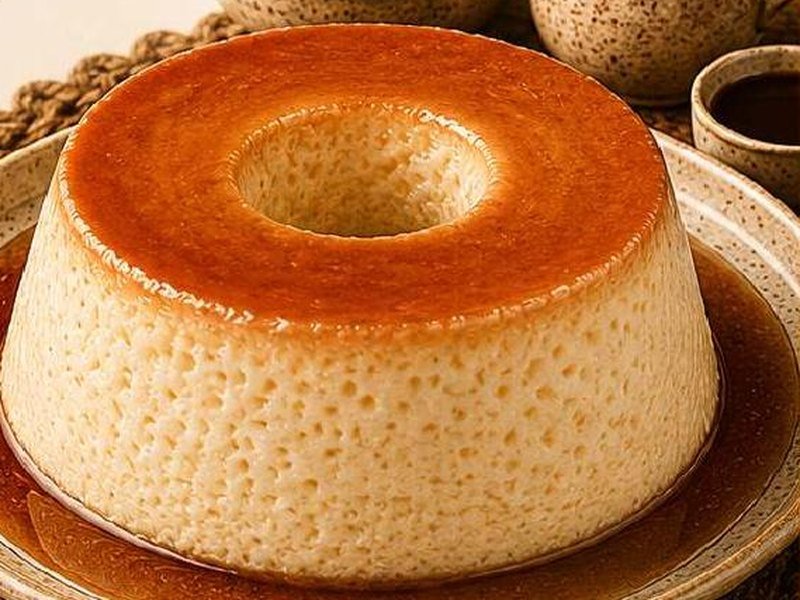 Pudim Cremoso de Coco com Leite de Coco