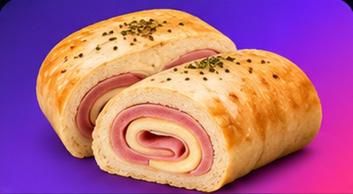 Sanduíche de Rolinho de Presunto